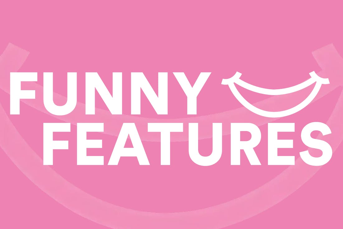 Funny Features hero graphic