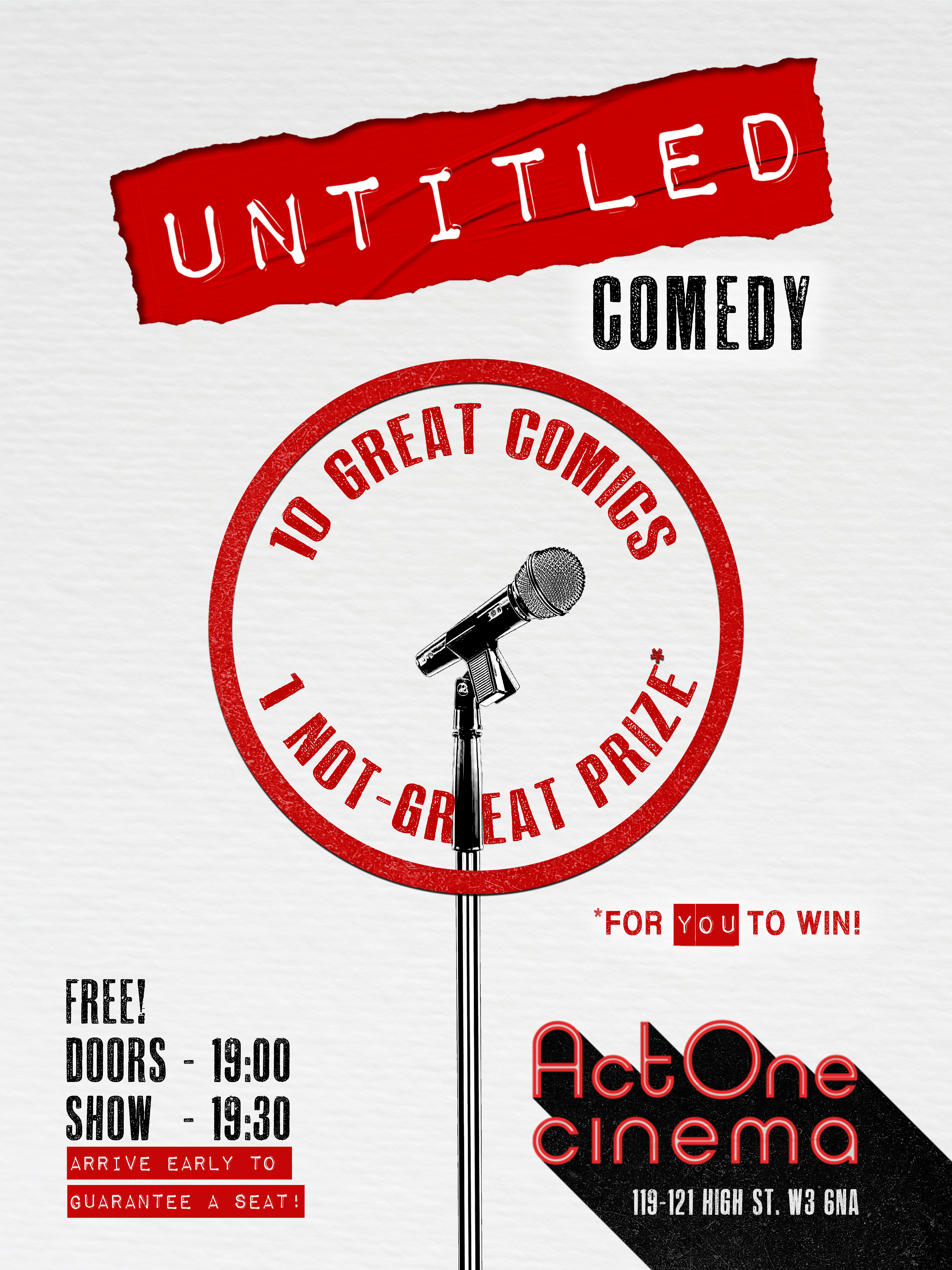 FUN IN THE LOUNGE - FREE ENTRY - UNTITLED COMEDY NIGHT