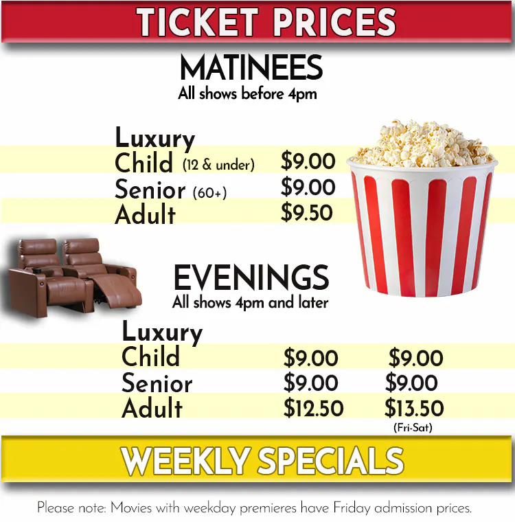 Admission Prices