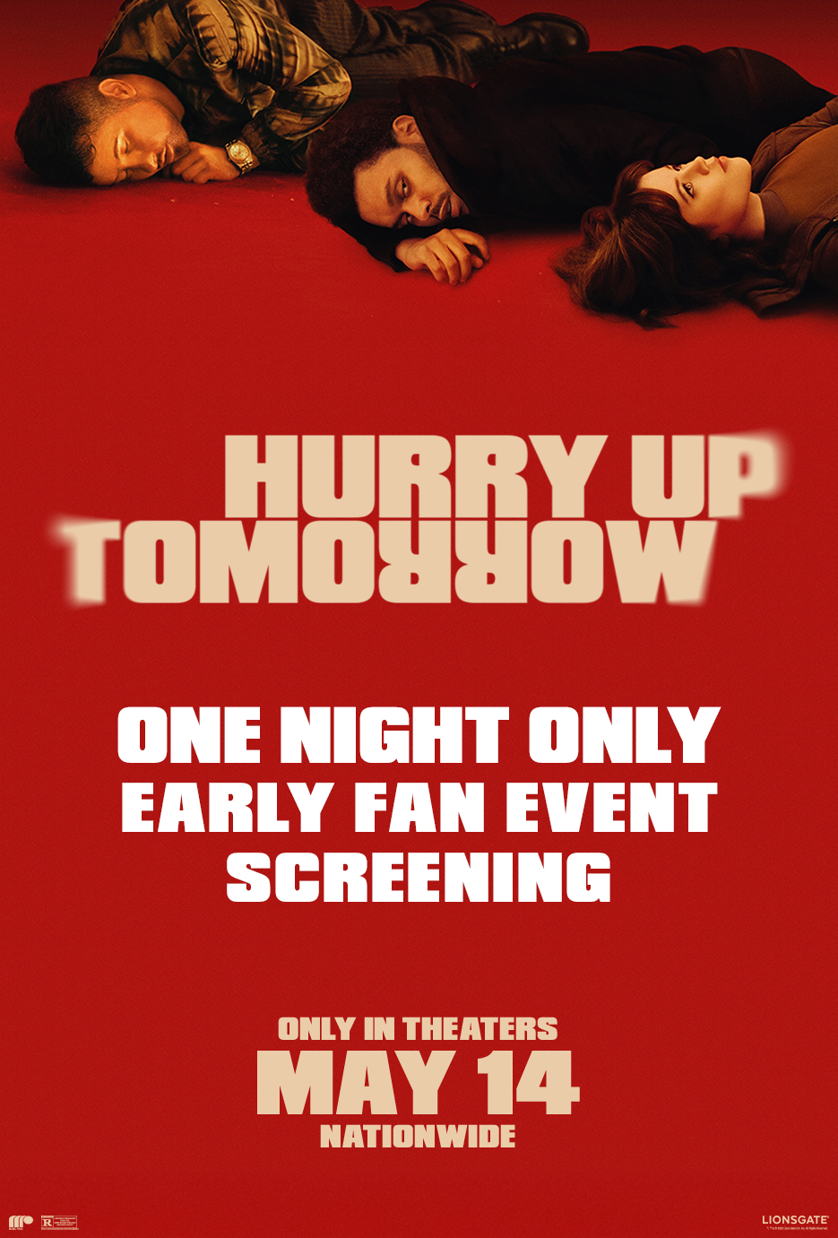 Poster for Hurry Up Tomorrow - Fan Event