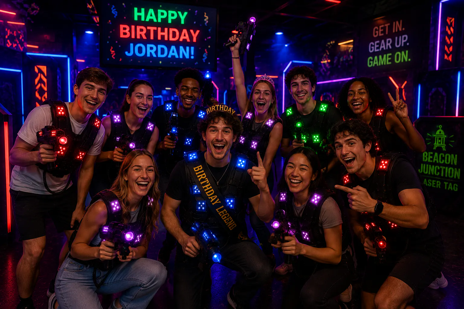 Placeholder laser tag party image