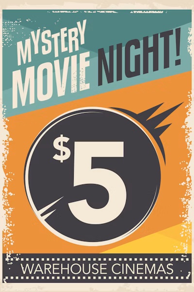 Poster for Mystery Movie Night: October 27