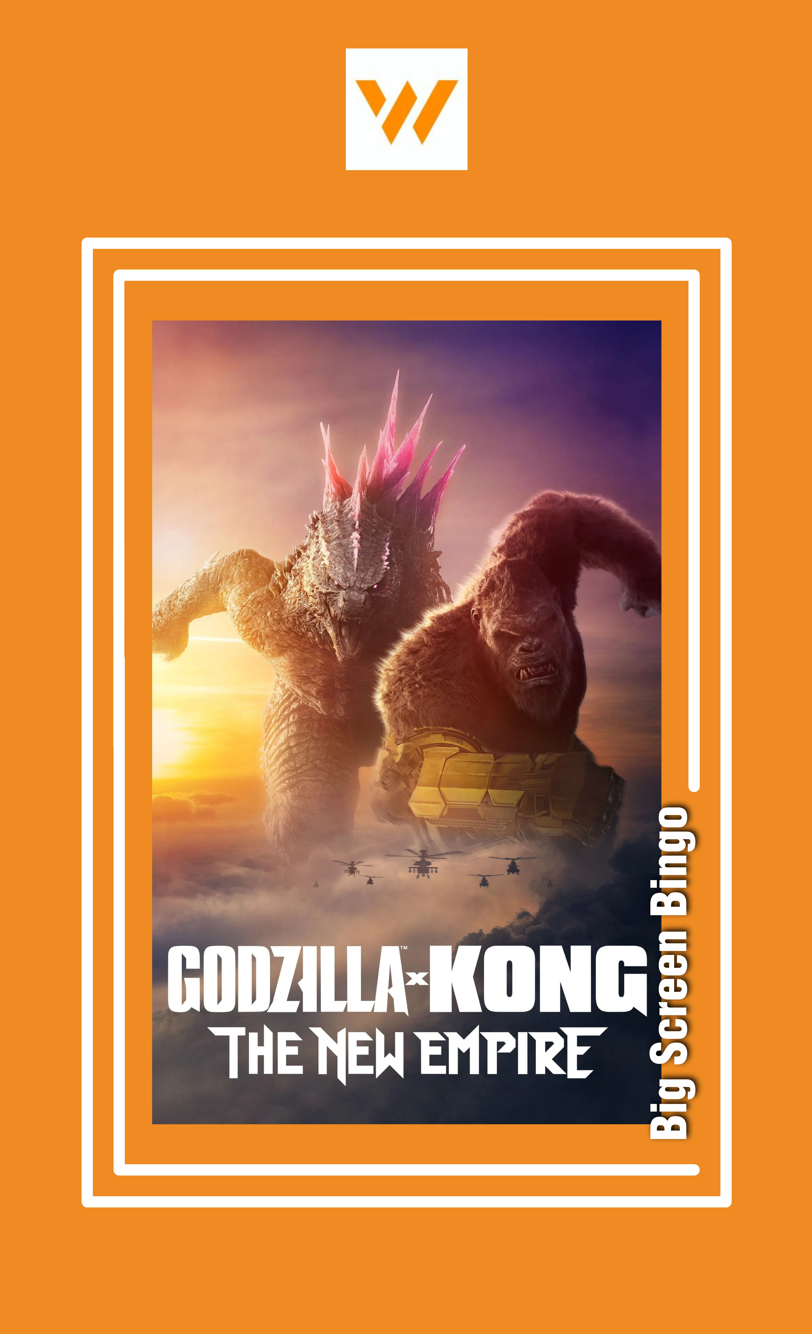 Poster for Big Screen Bingo Presents: Godzilla x Kong: The New Empire