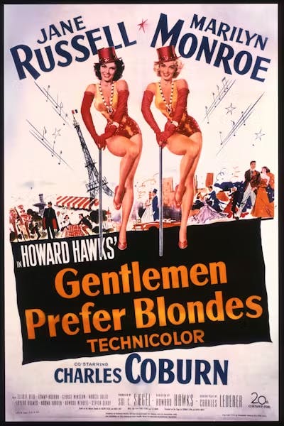Poster for Gentlemen Prefer Blondes