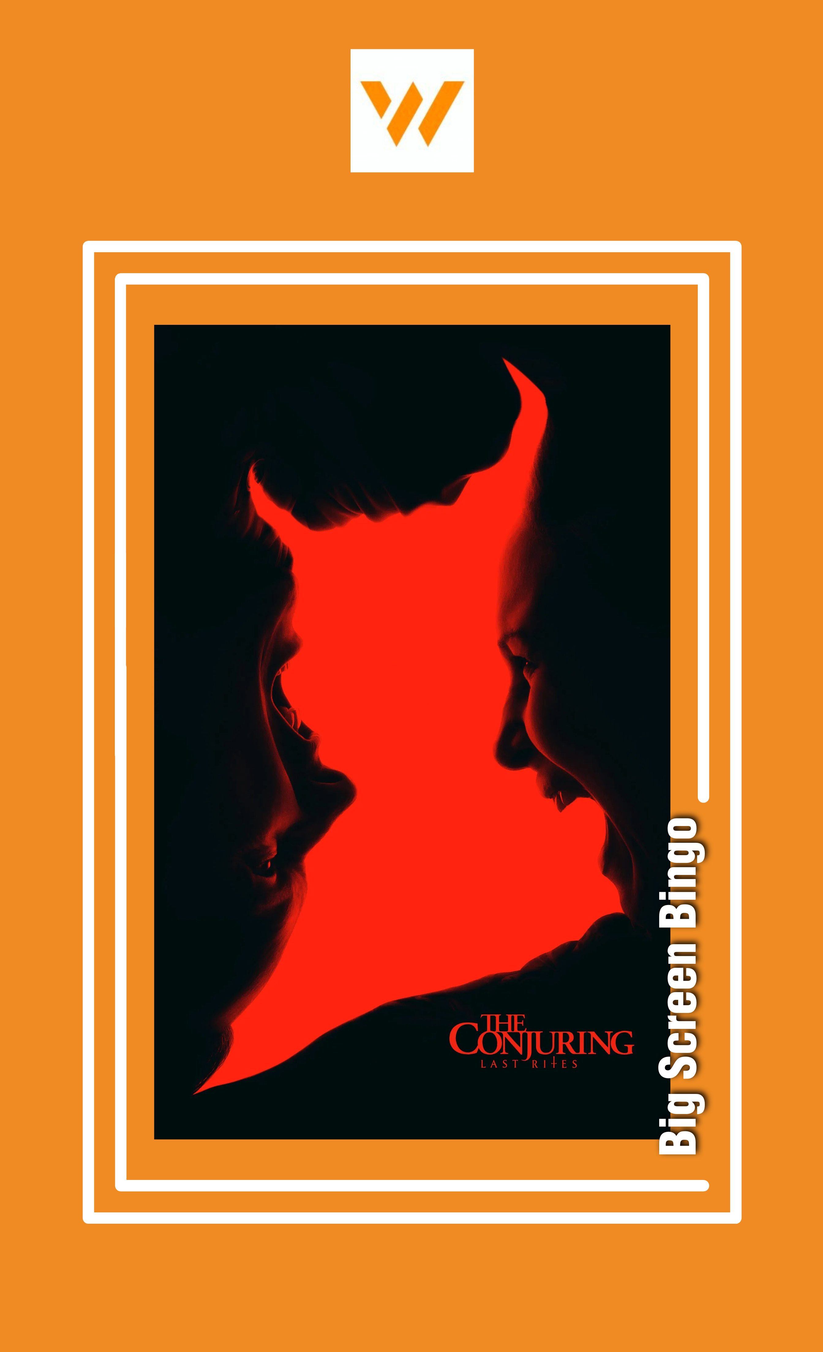 Poster for Big Screen Bingo Presents: The Conjuring: Last Rites