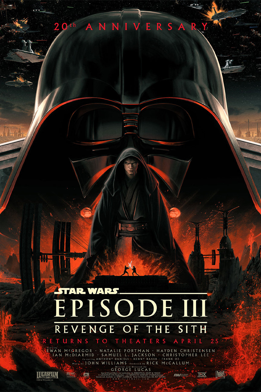 Poster for Star Wars: Episode III - Revenge of the Sith 20th Anniversary