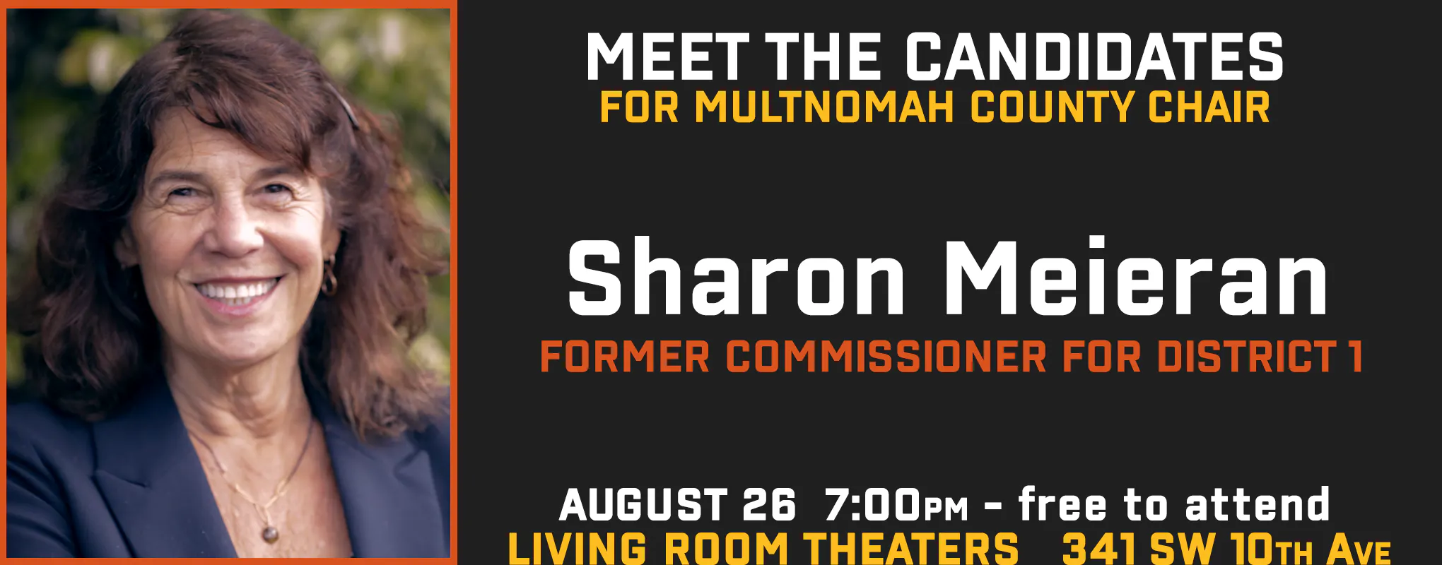 Meet the Candidates - Sharon Meieran - Aug 26