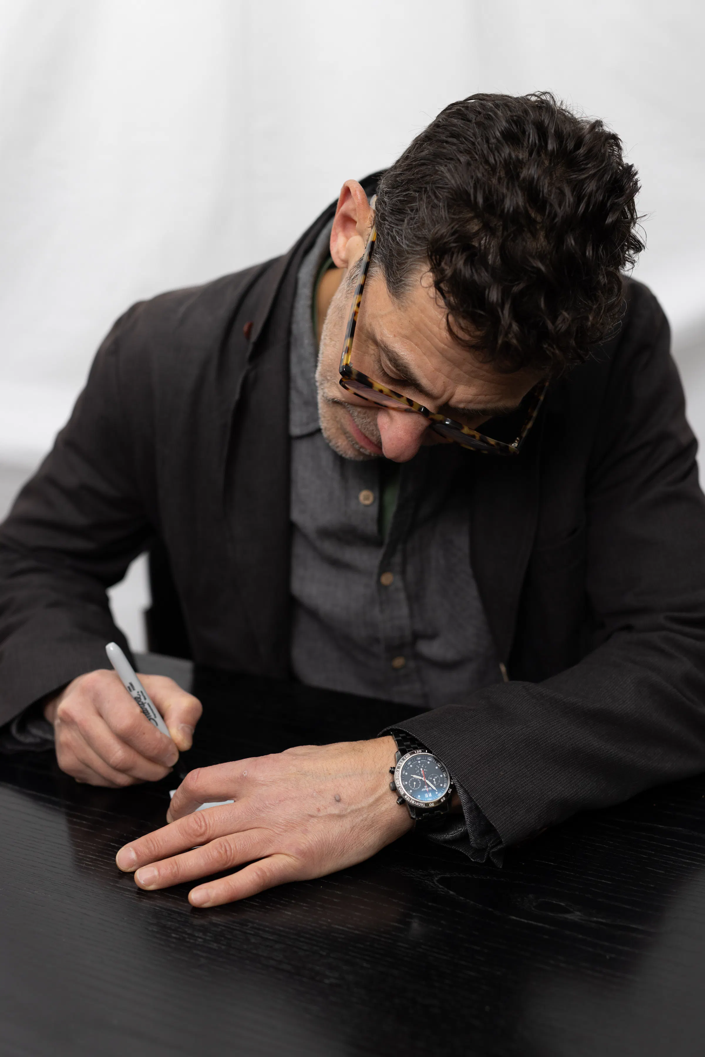 Ed Sayers before the premiere of Super Nature at GFF26. Photography by Amy Muir.