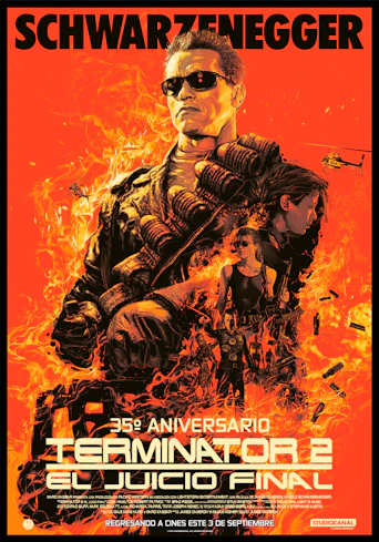Afiche de Terminator 2: The Final Judgement