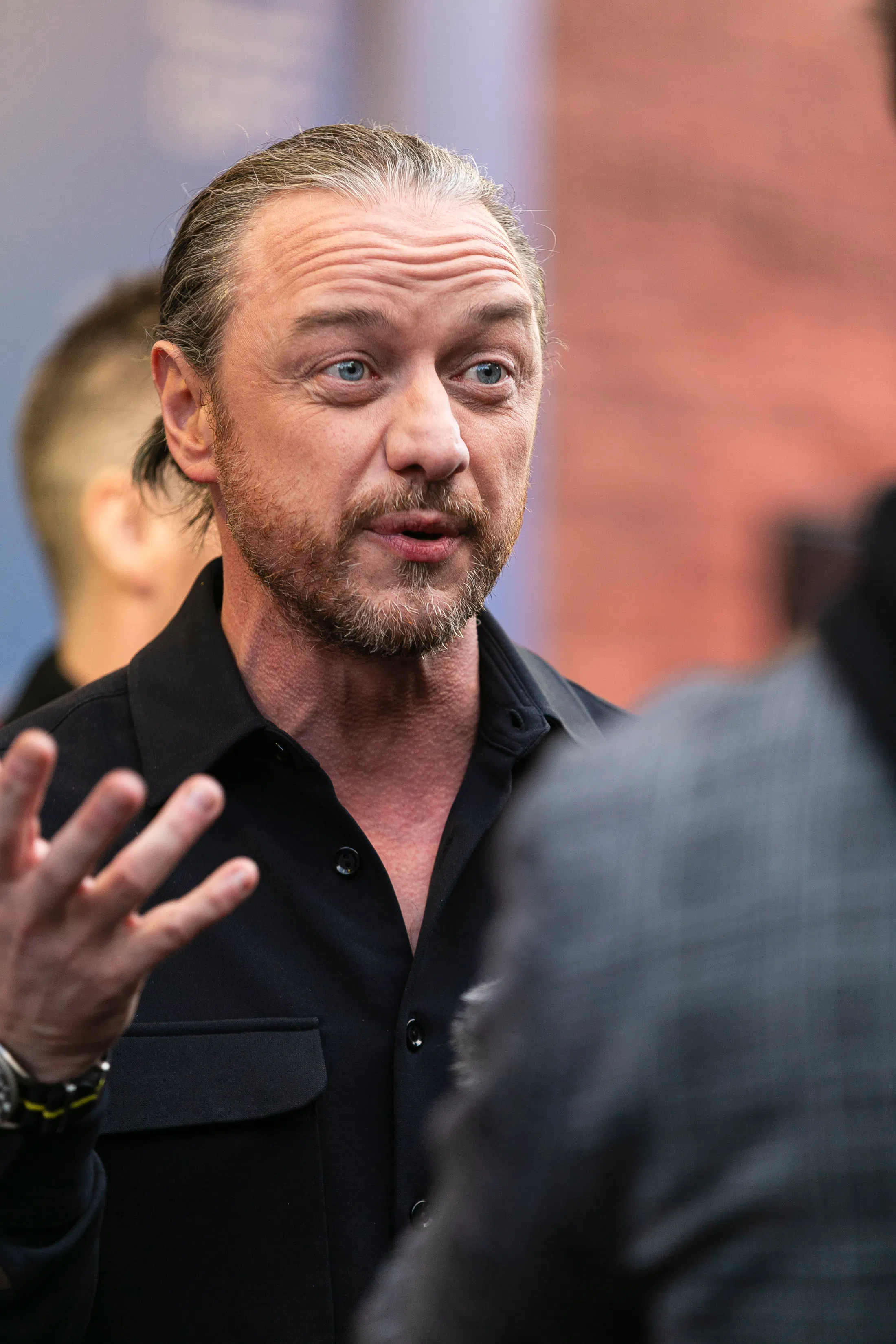 Director James McAvoy on the GFF red carpet before the UK premiere of California Schemin'. Photography by Eoin Carey.