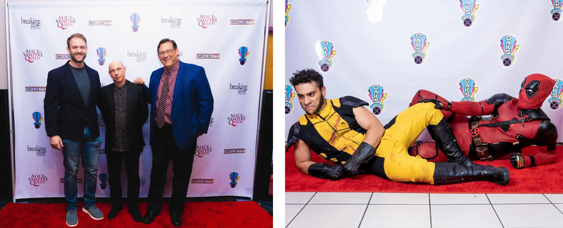 posing on the red carpet at premiere parties