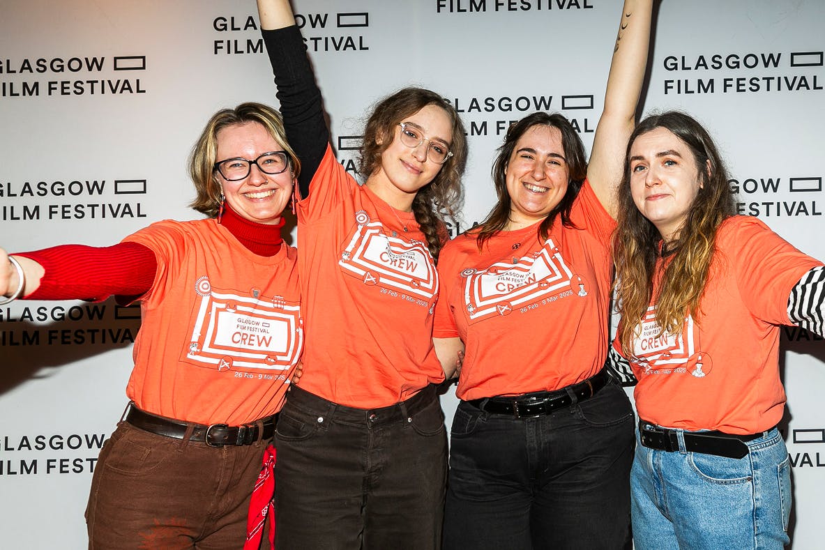 Press members covering a Glasgow Film Festival event