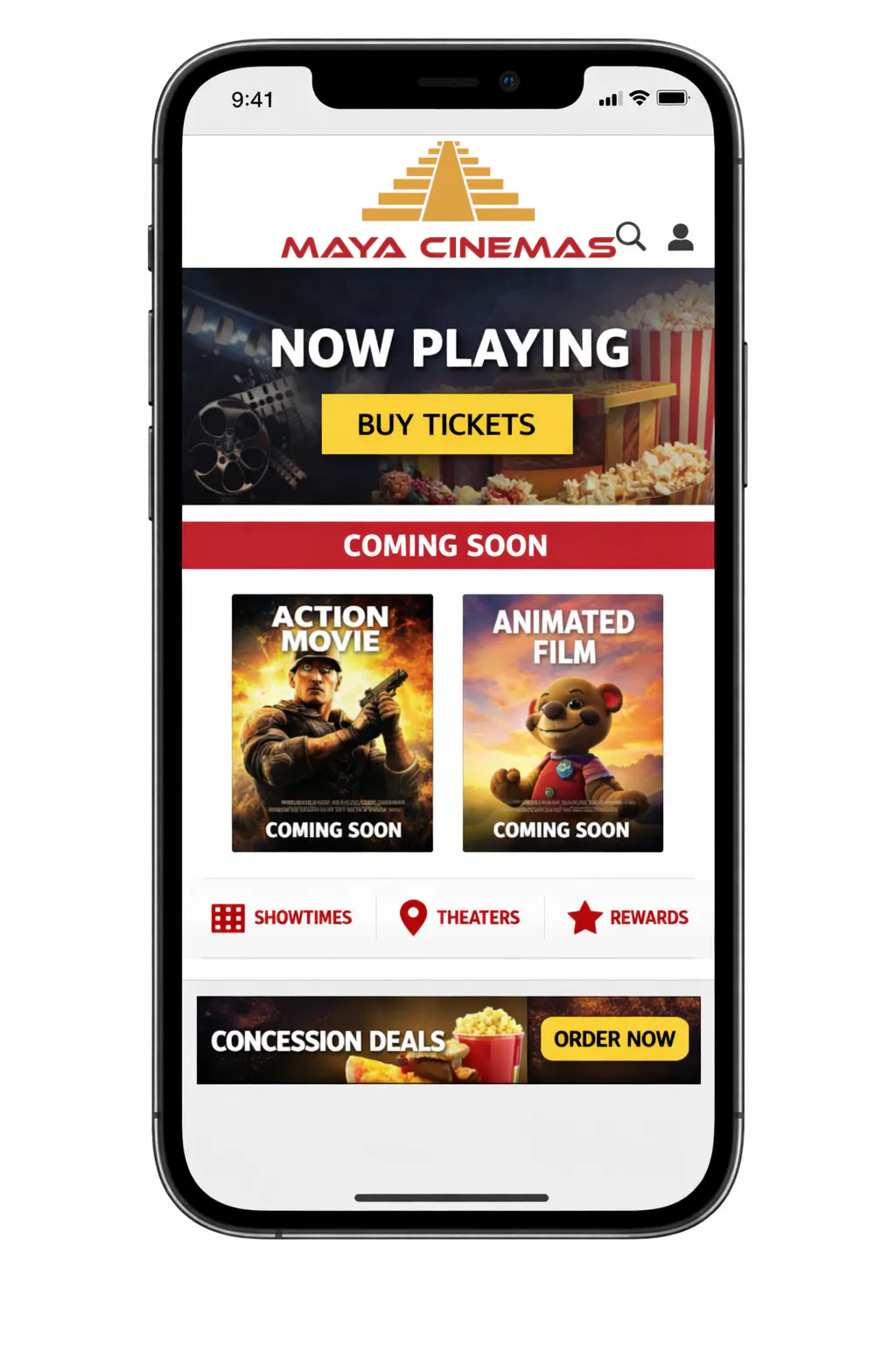 Image of the mobile app