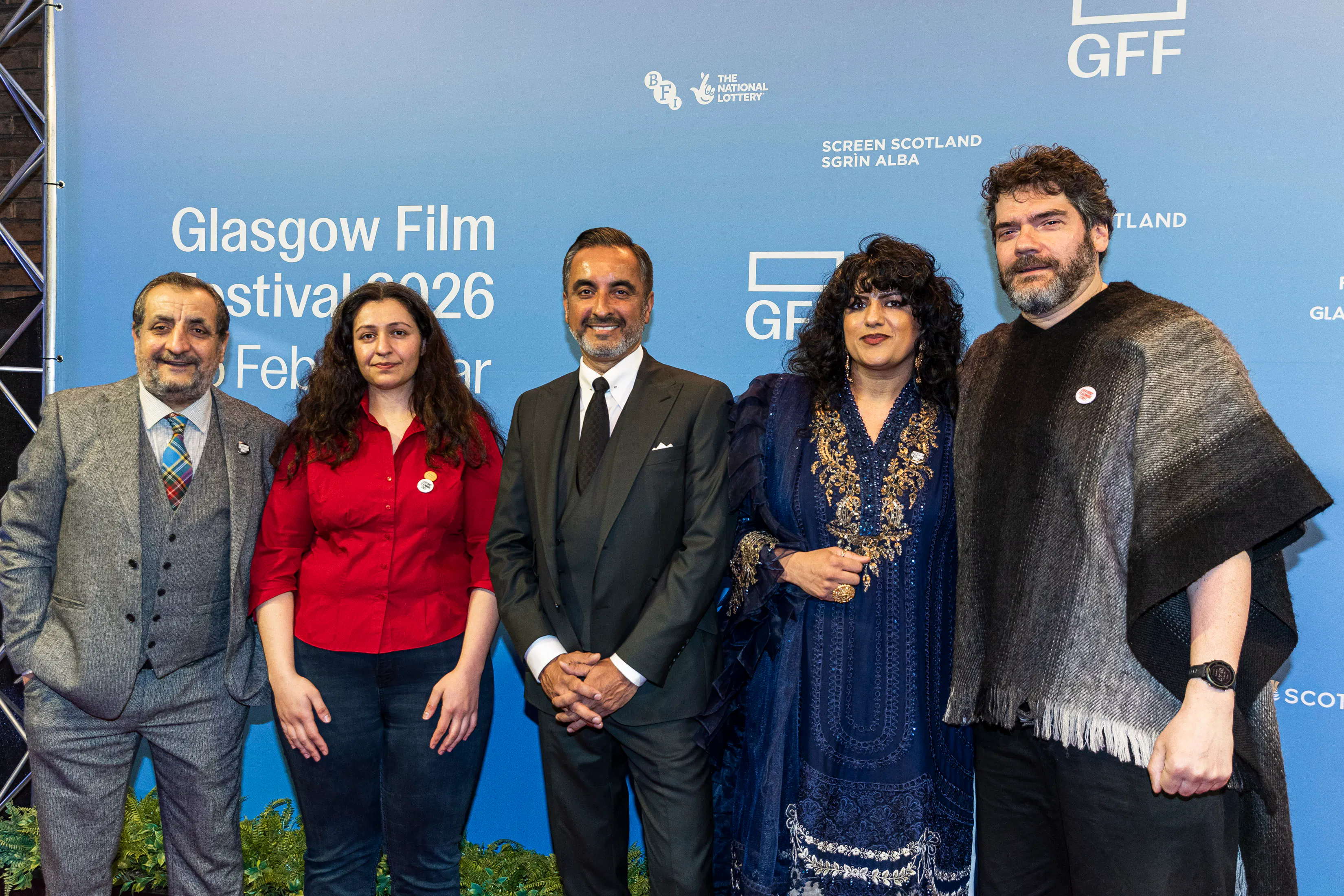 Cast and Crew of Everyone To Kenmure Street on the Red Carpet at GFF26. Photography by Eoin Carey.