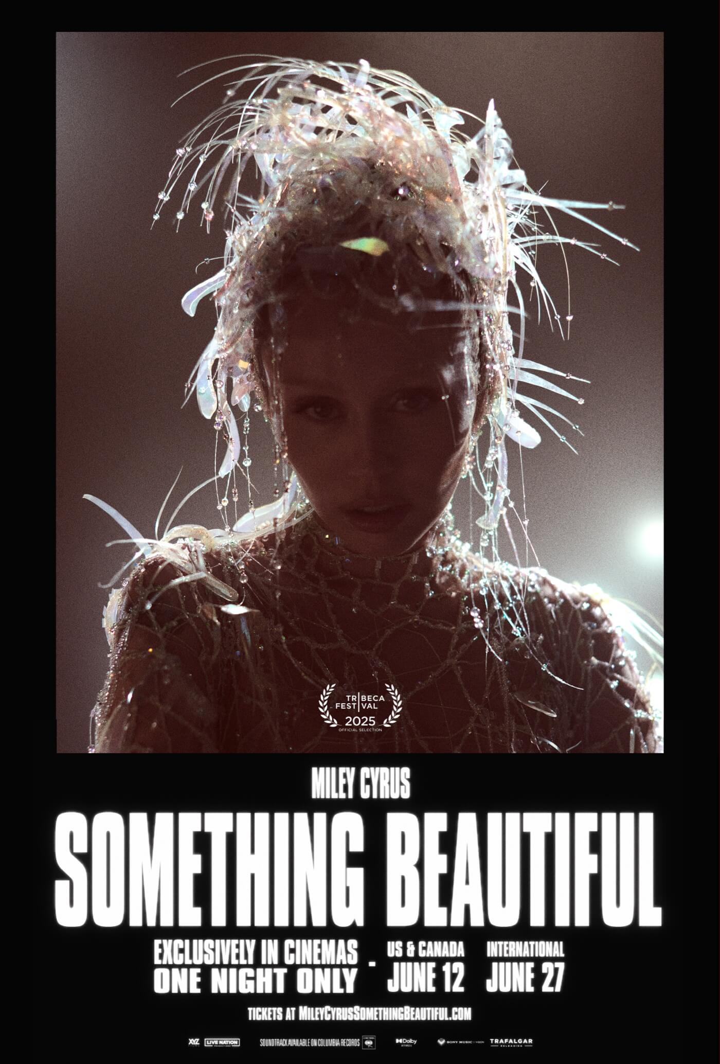Poster for Miley Cyrus: Something Beautiful