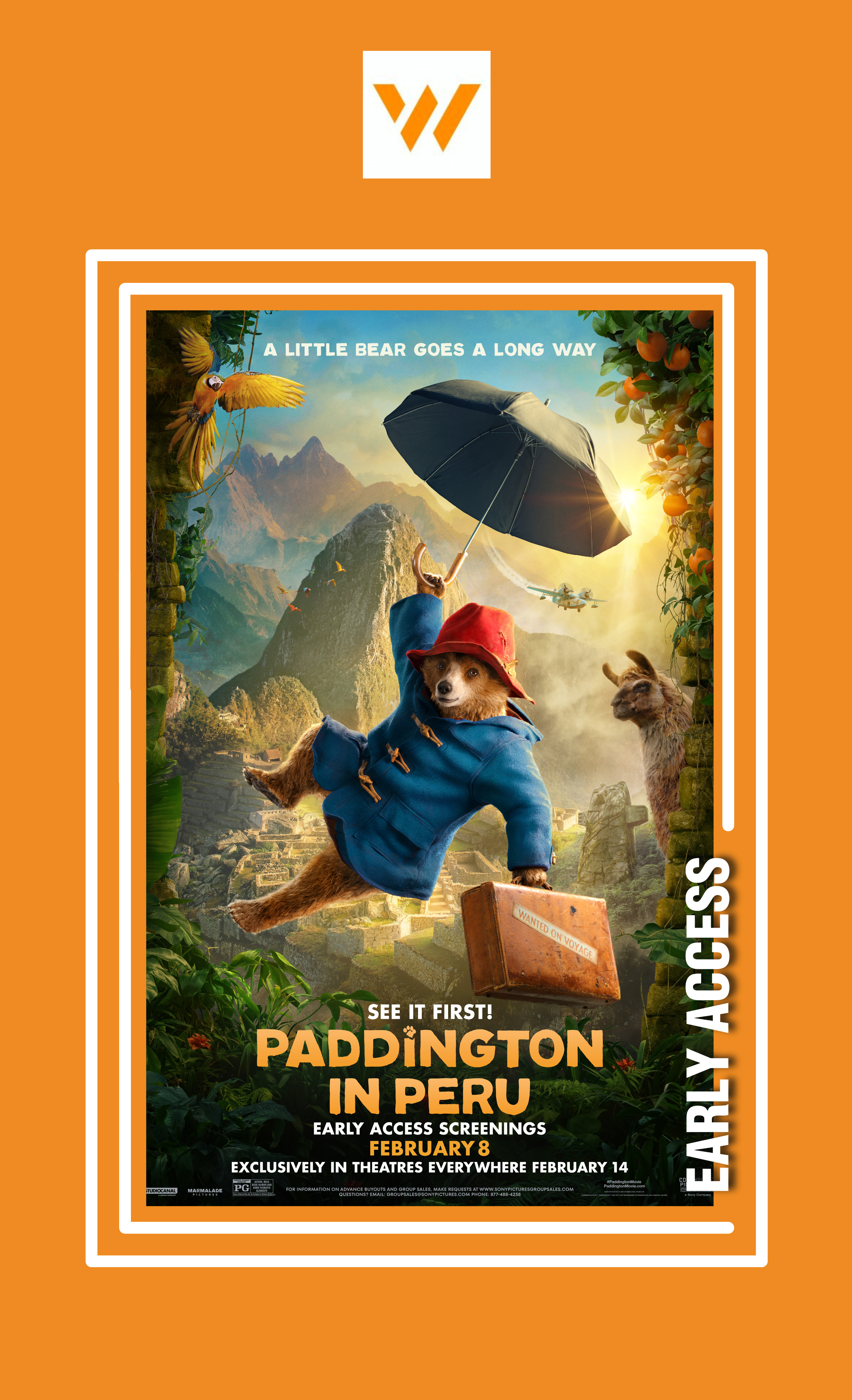 Poster for Paddington in Peru: Early Access Screening