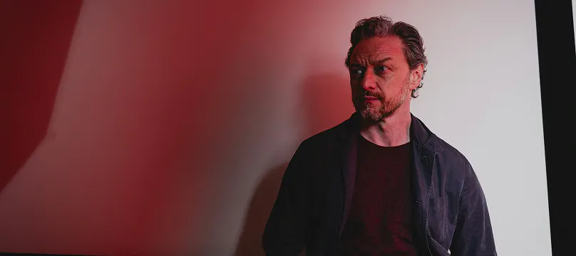 James McAvoy image for the California Schemin' closing gala announcement