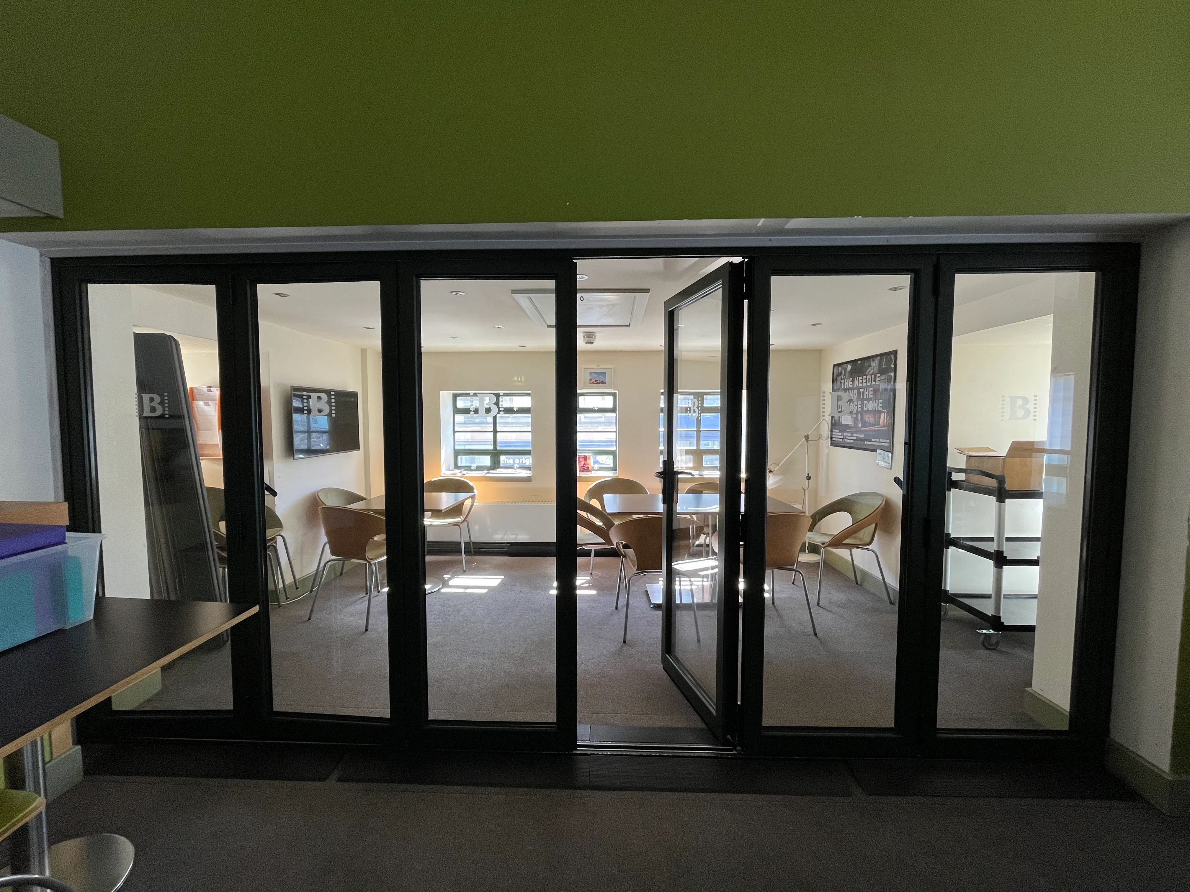 Seats inside the birks cinema auditorium