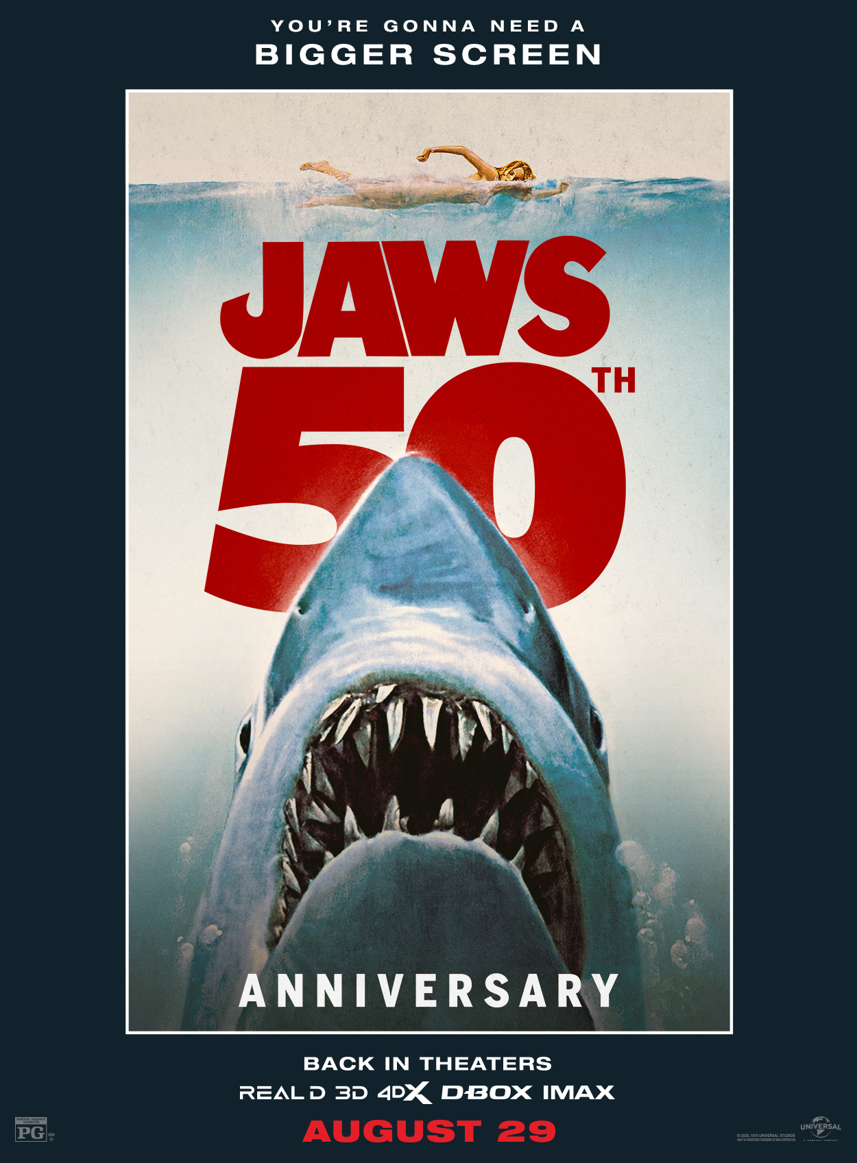 Poster for Jaws: 50th Anniversary