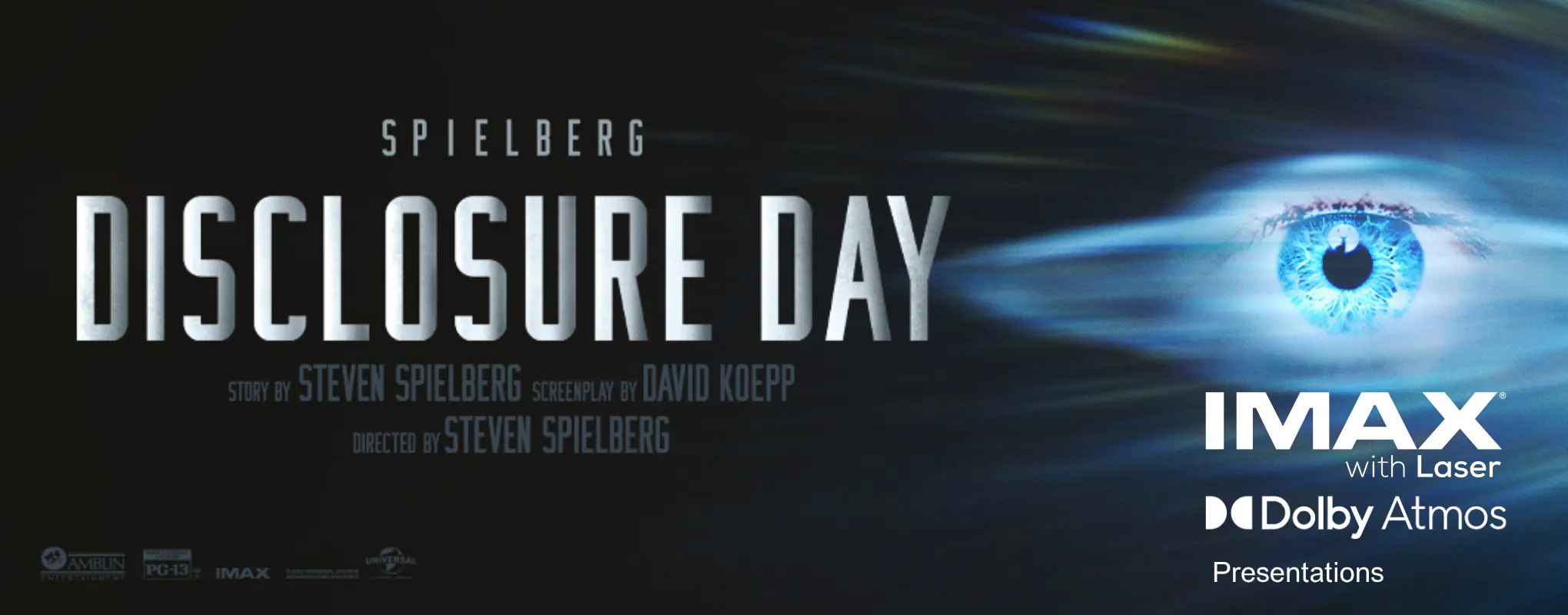 Get Disclosure Day tickets in IMAX & Dolby Atmos at Southampton Playhouse. Experience the Hamptons’ best picture and sound on the biggest screen.