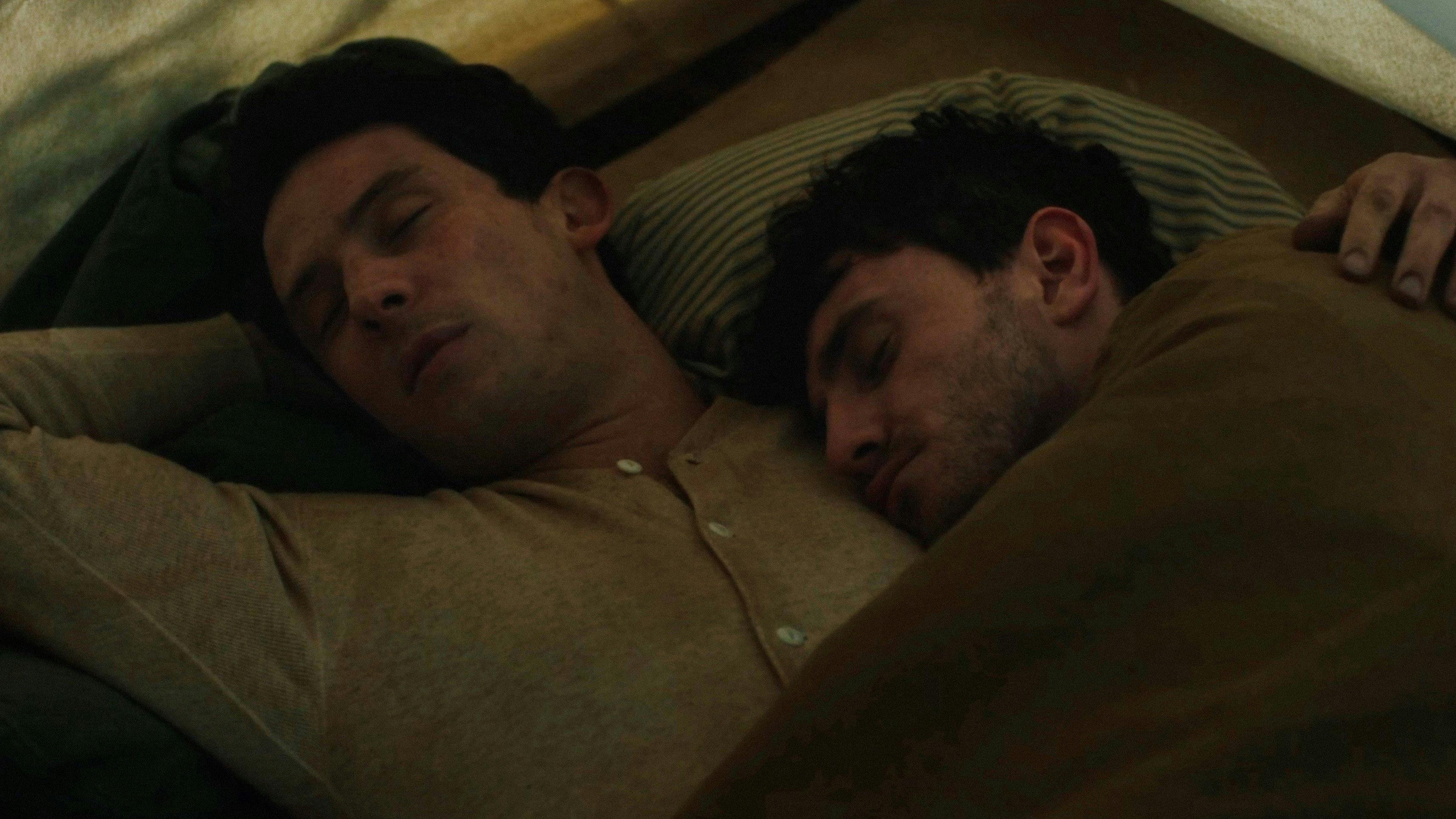 A young woman holding a severed head in House, 1977