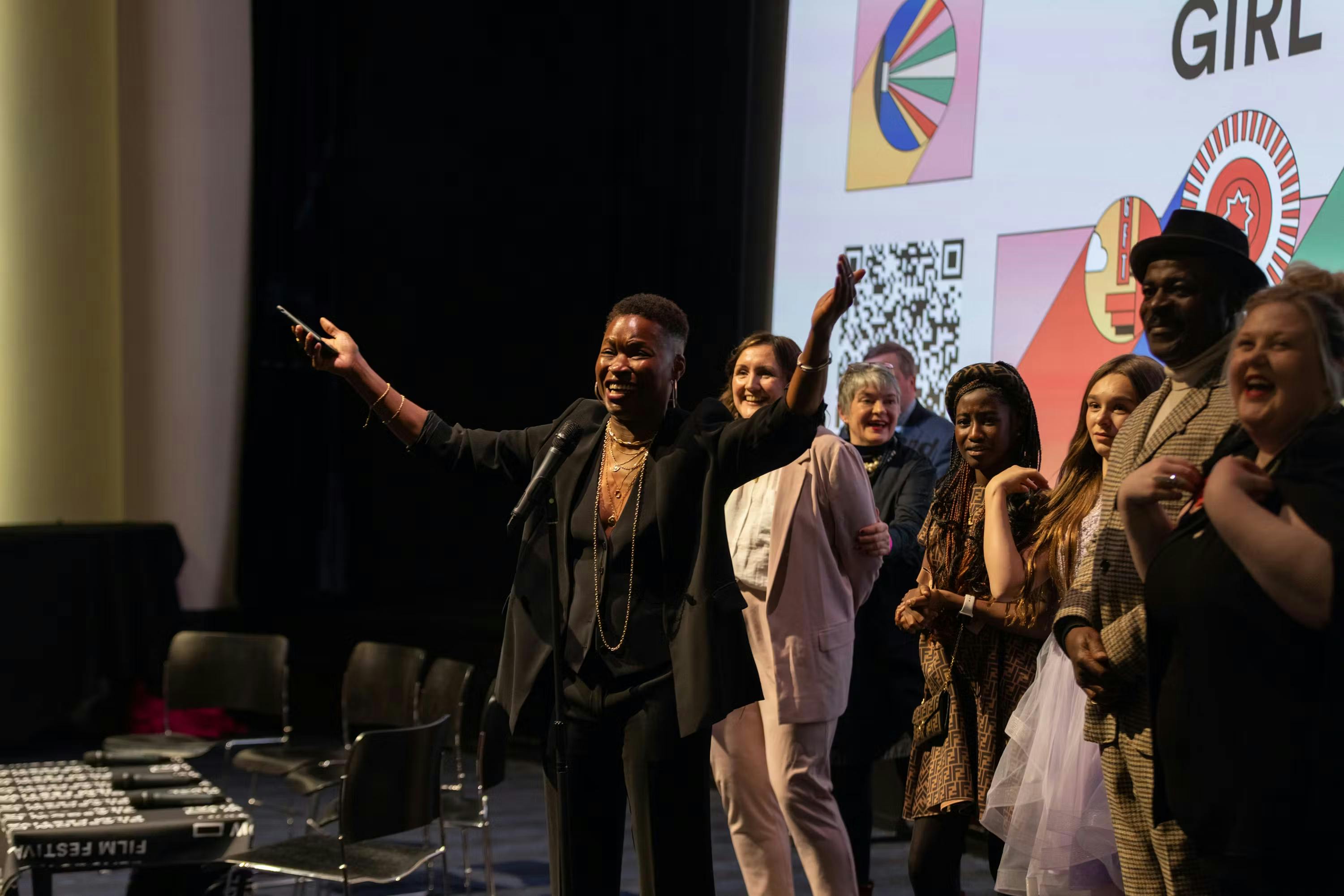 Filmmakers talking at Glasgow Film Festival