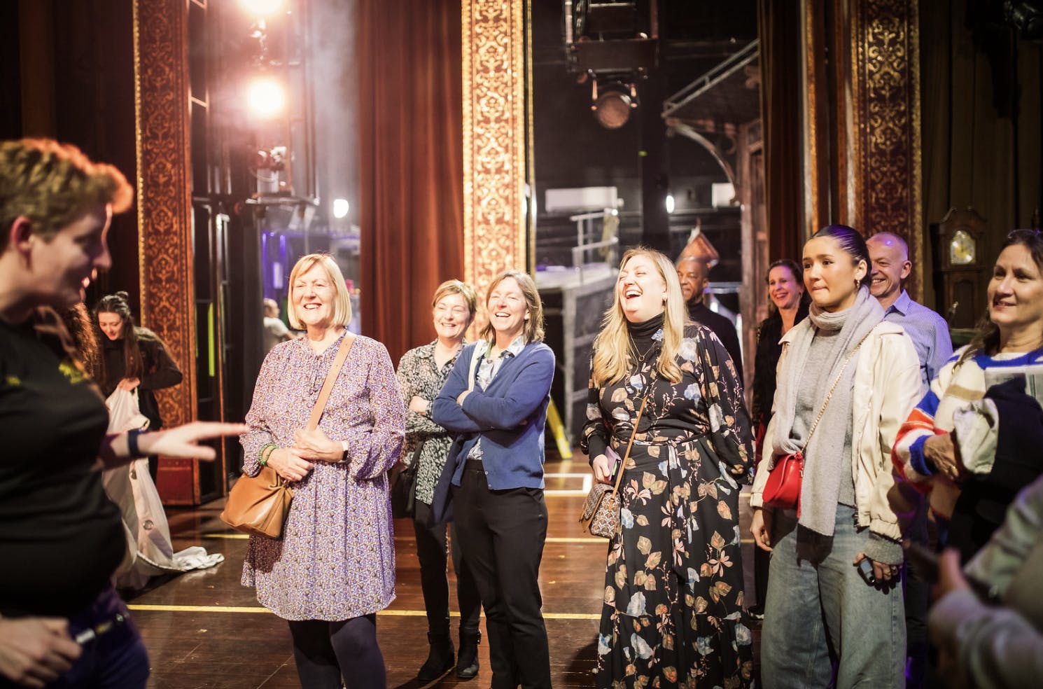 More Members take a look back stage in a West End theatre.