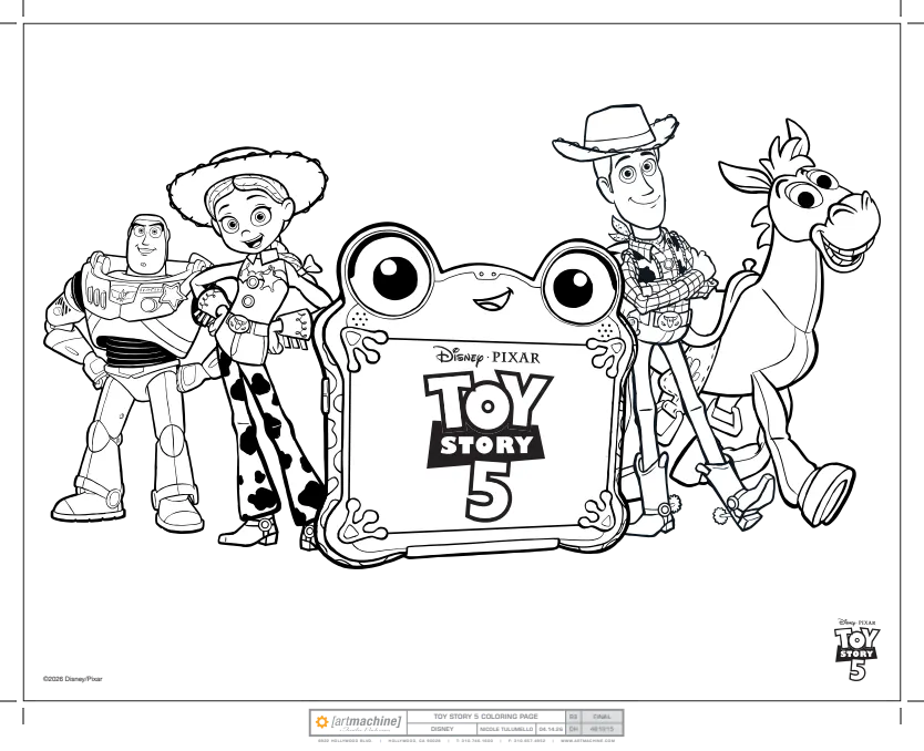 Toy Story 5 Coloring
