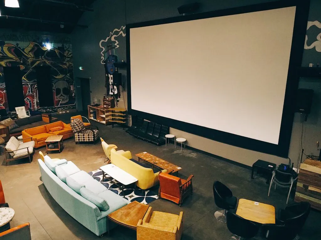 theater 2 seating and screen
