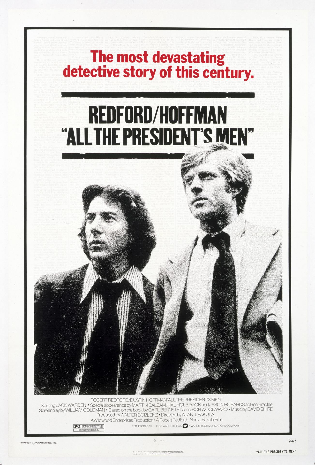 Theatrical poster for All The President's Men (1976)