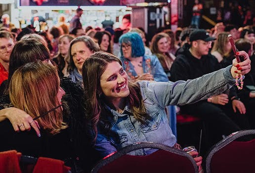 GFF crew member at a professional event