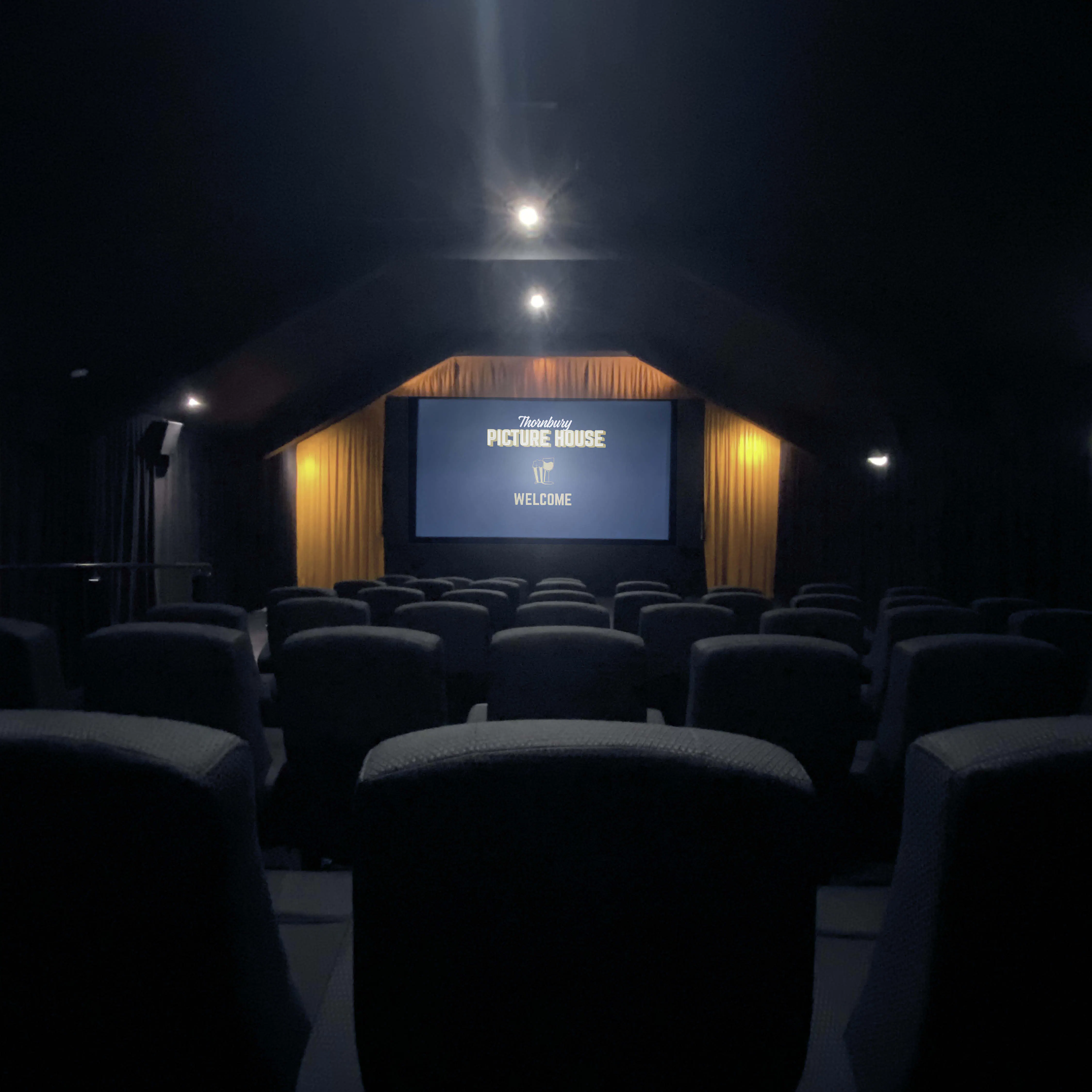 Cinema screen at Thornbury Picture House