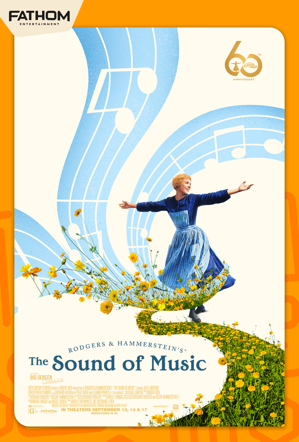 Poster for The Sound of Music: 60th Anniversary