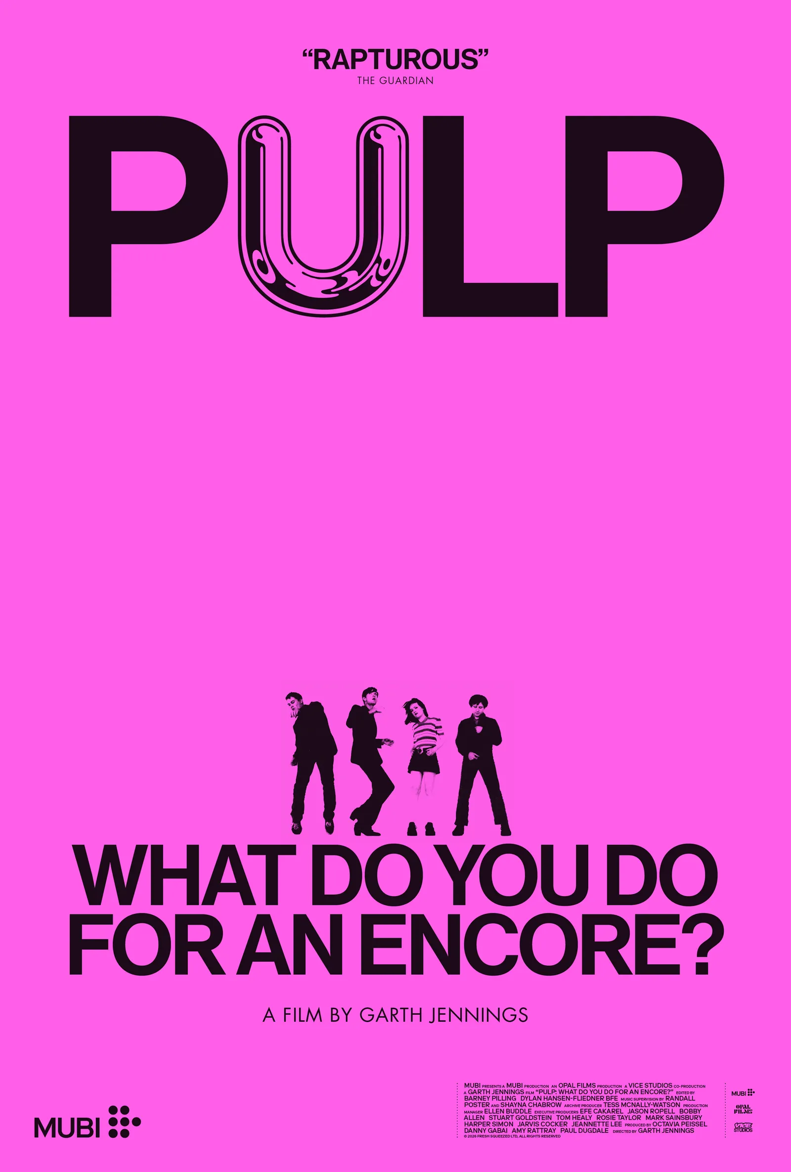 Pulp: What Do You Do For An Encore?