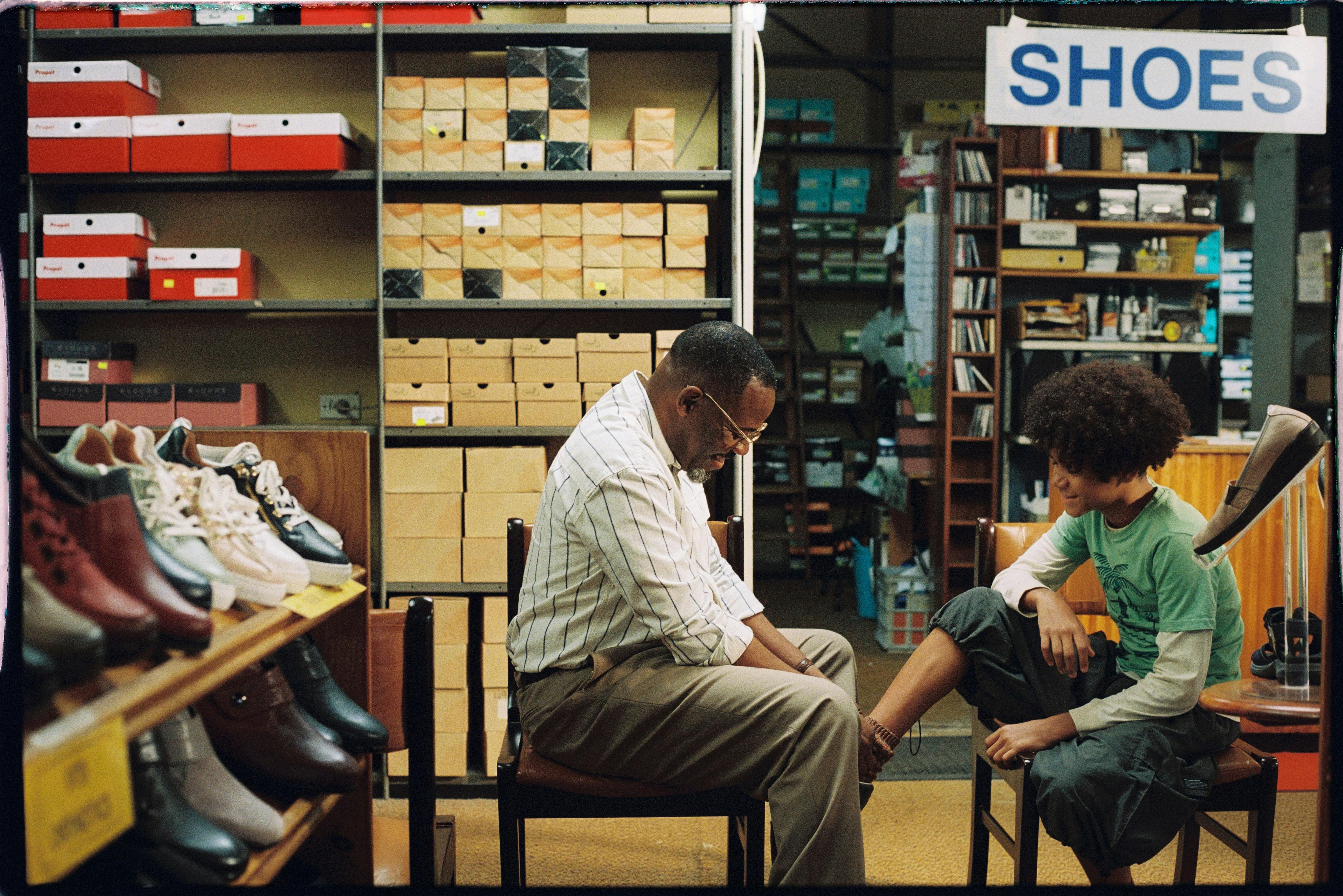 (L-R) Okey Bakassi and Tyson Palmer in Pasa Faho. The film will have its UK premiere at GFF26.