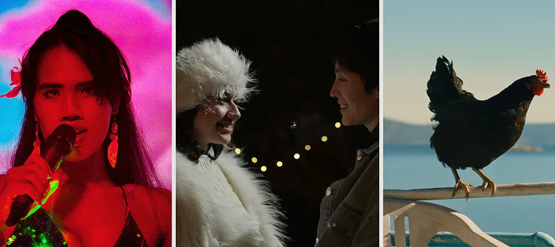 Collage of stills from films featured in World Cinema