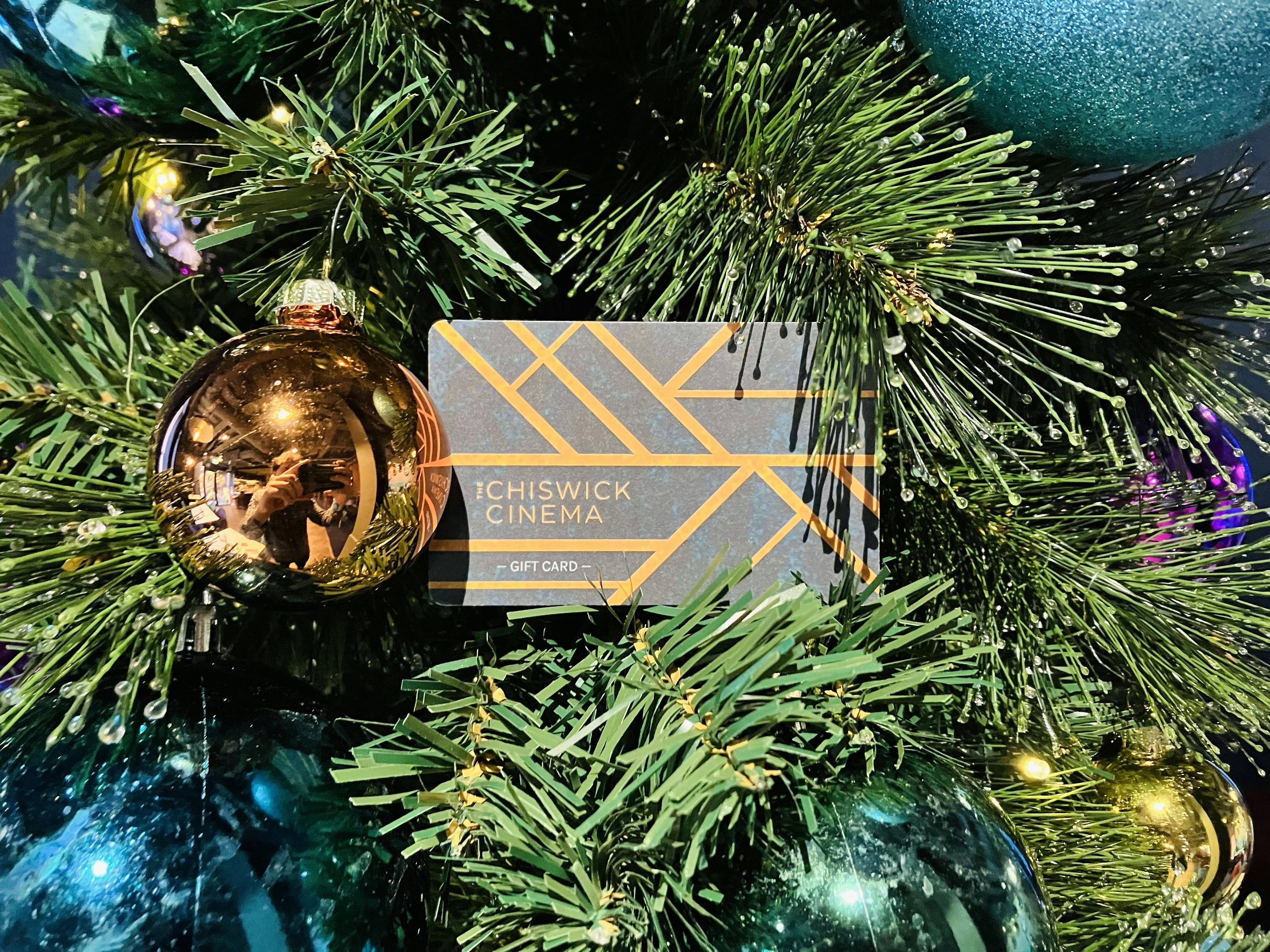 Cinema interior with glowing lights