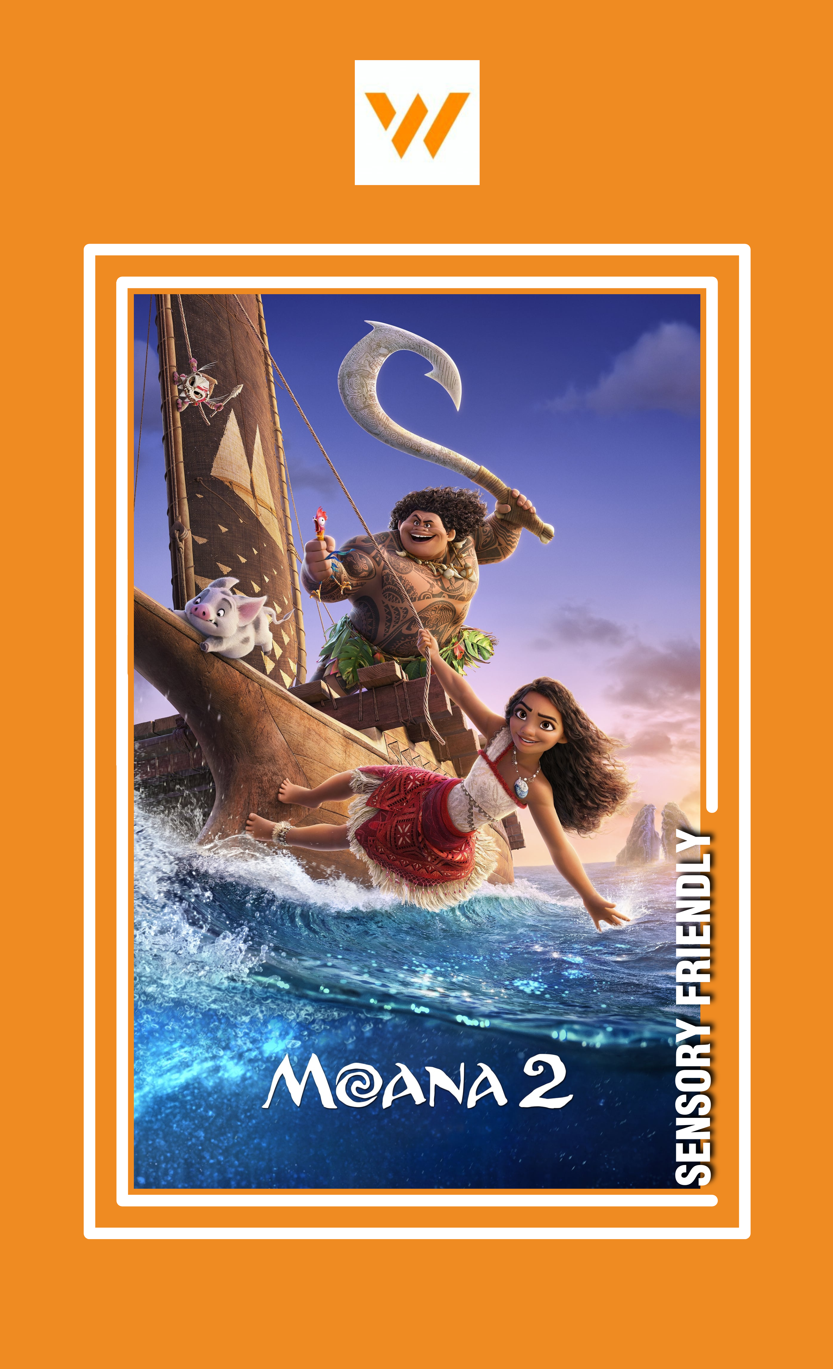 Poster for Moana 2: Sensory Friendly Screening