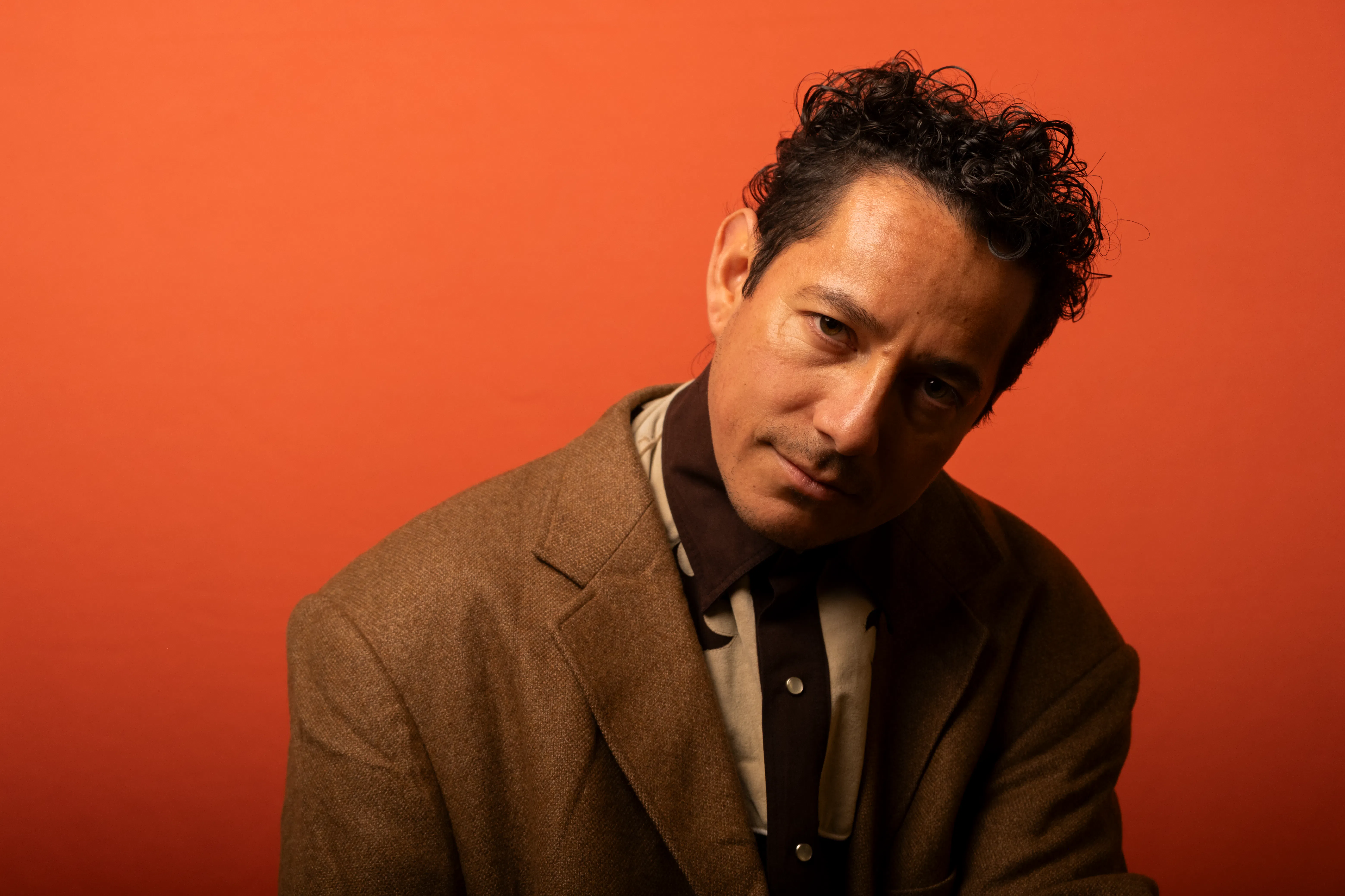 Director Efraín Mojica photographed before the screening of Jaripeo at GFF26. Photography by Ryan Rutherford.