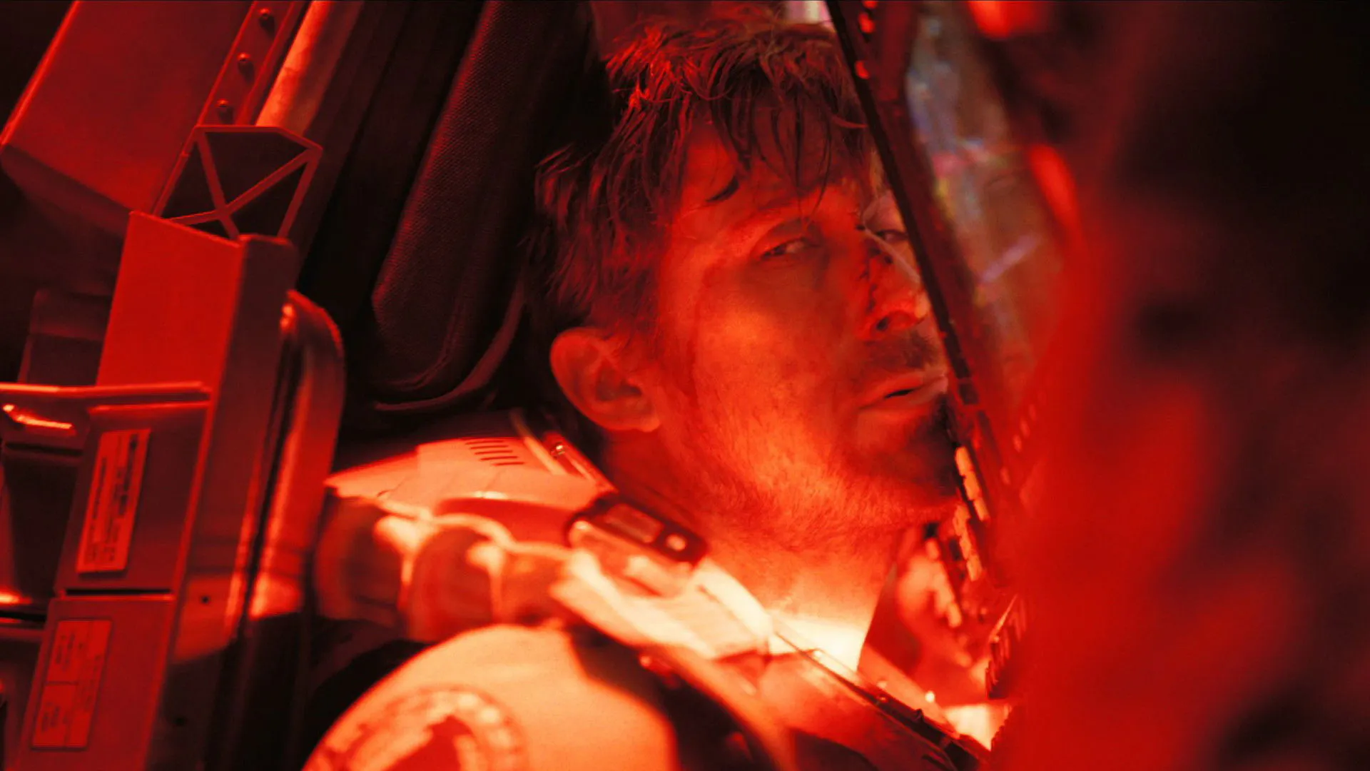 A young woman holding a severed head in House, 1977