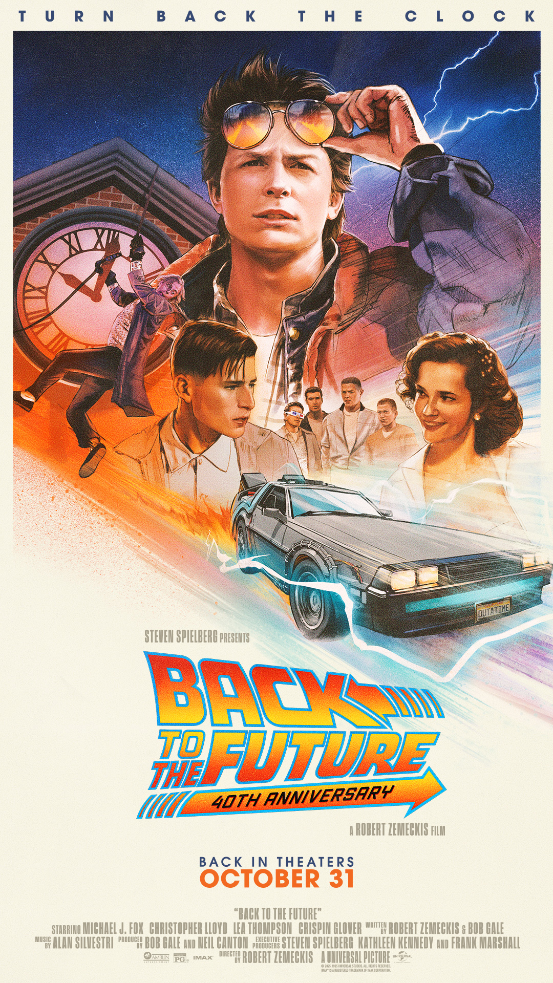 Poster for BACK TO THE FUTURE - 40th Anniversary