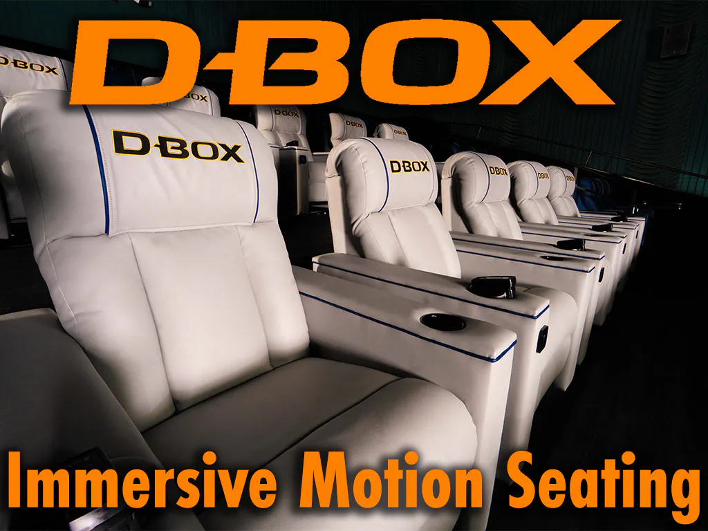 DBOX motion seats at Oaks Center Cinema
