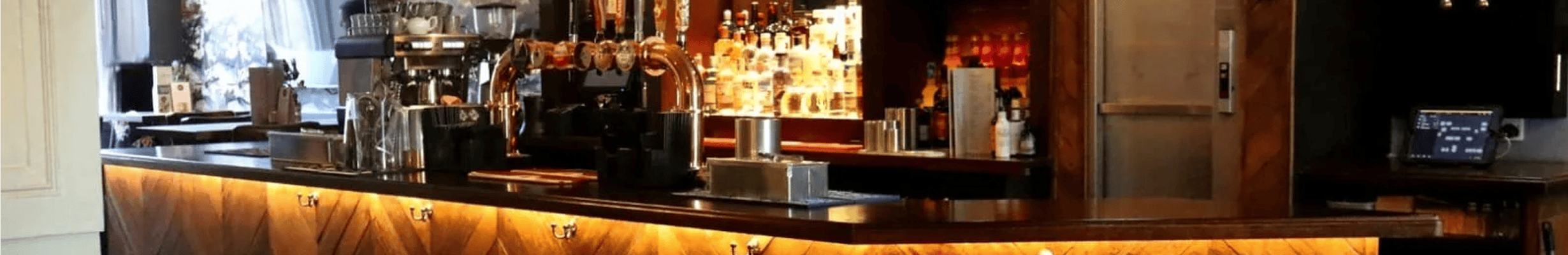 Gael and Grain bar and dining space