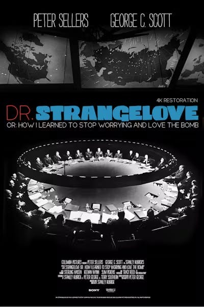 Poster for Dr. Strangelove or: How I Learned to Stop Worrying and Love the Bomb