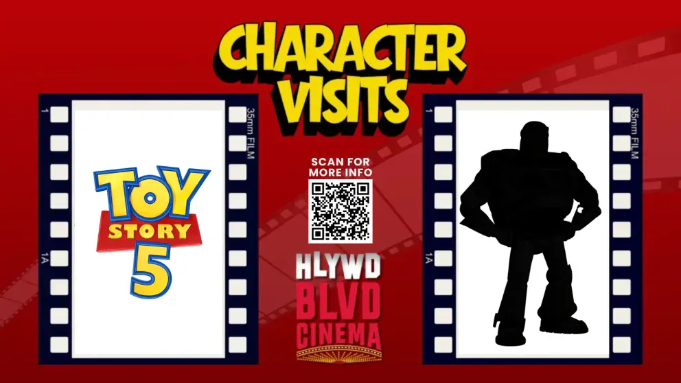 toy story character visit