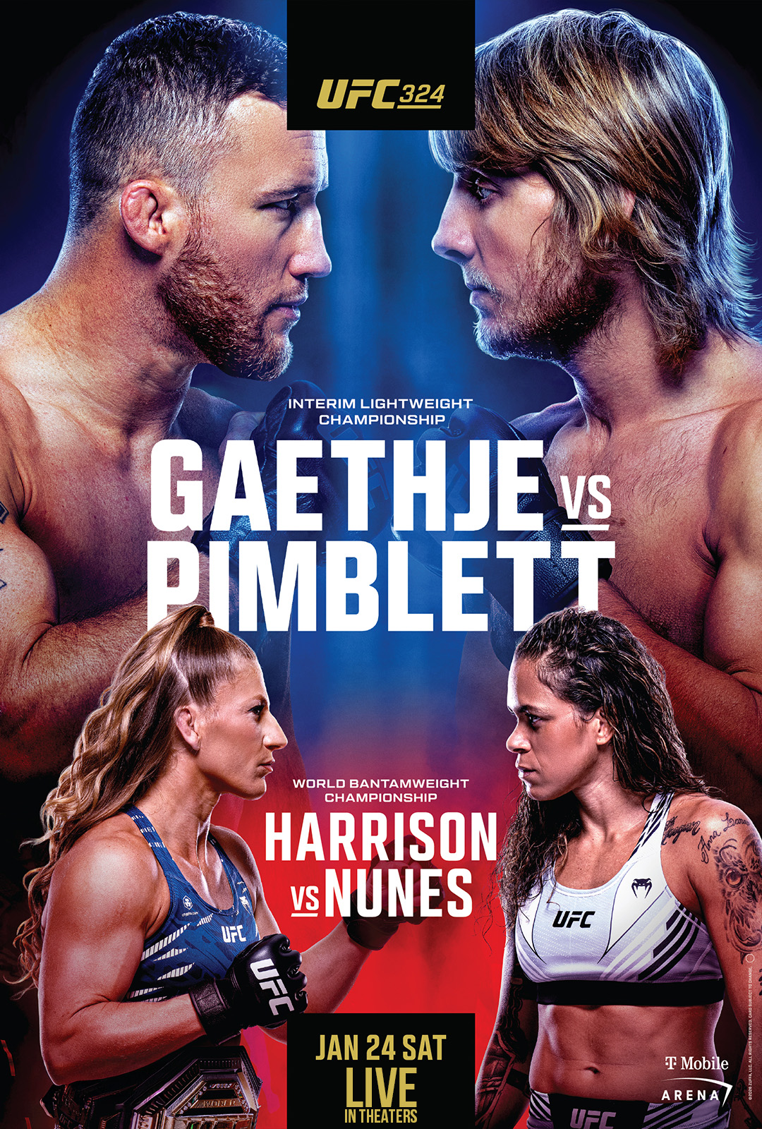 UFC 324: Gaethje vs Pimblett