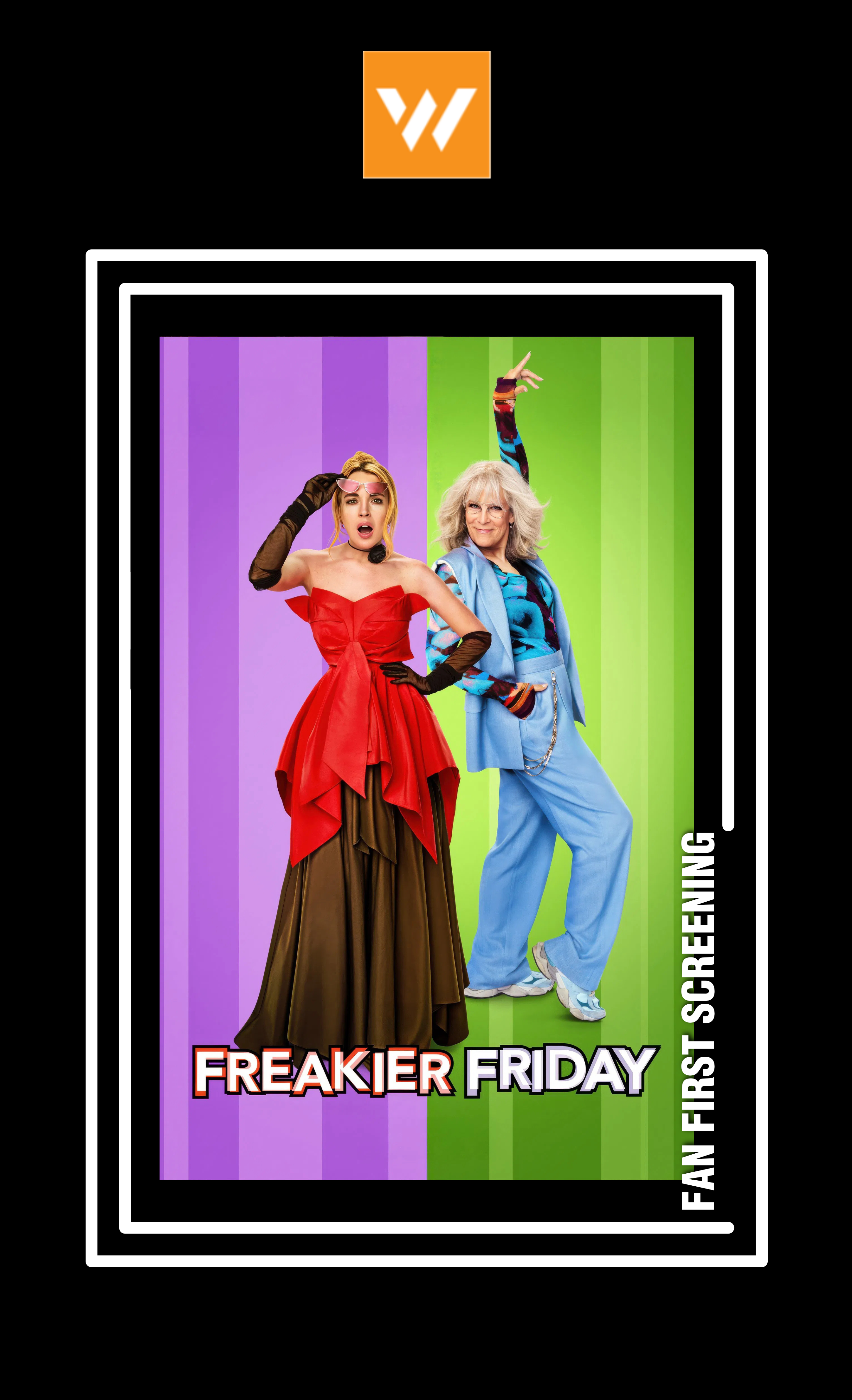 Poster for Freakier Friday Fan First Screening