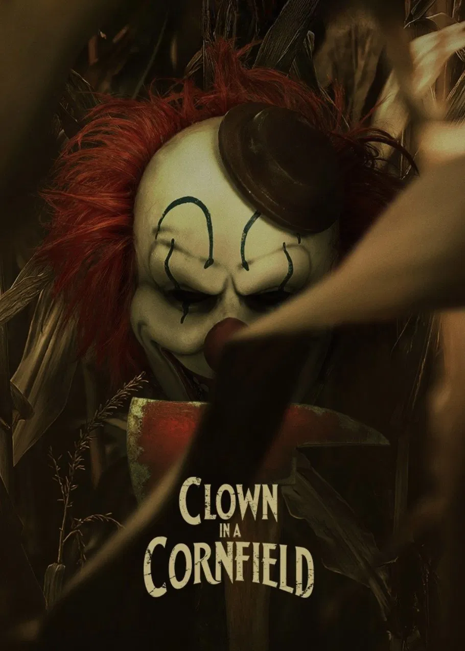 Poster for Clown in a Cornfield