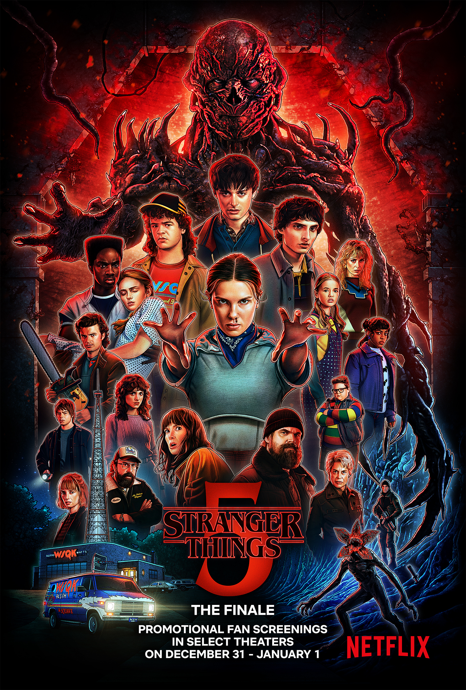 Poster for STRANGER THINGS 5: THE FINALE