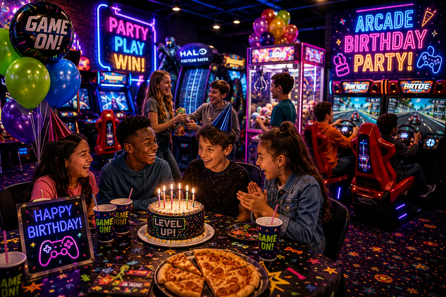 Placeholder arcade party image